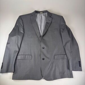 Brooks Brothers Explorer Regent Sport Blazer Mens 48L Gray Plaid Single Vent